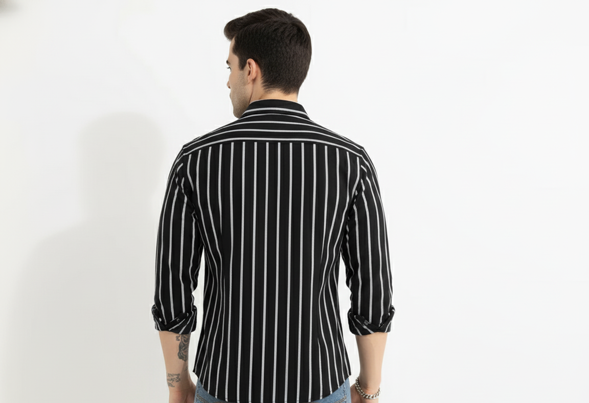 Stylish Black Striped