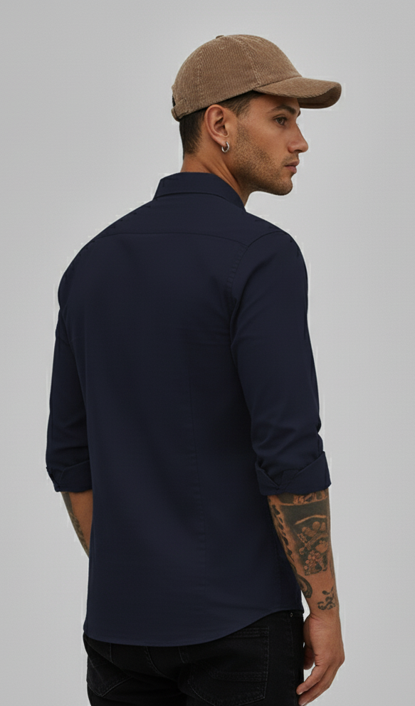 Stylish Navy Shirt