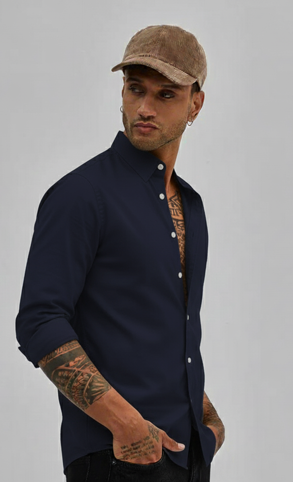 Stylish Navy Shirt