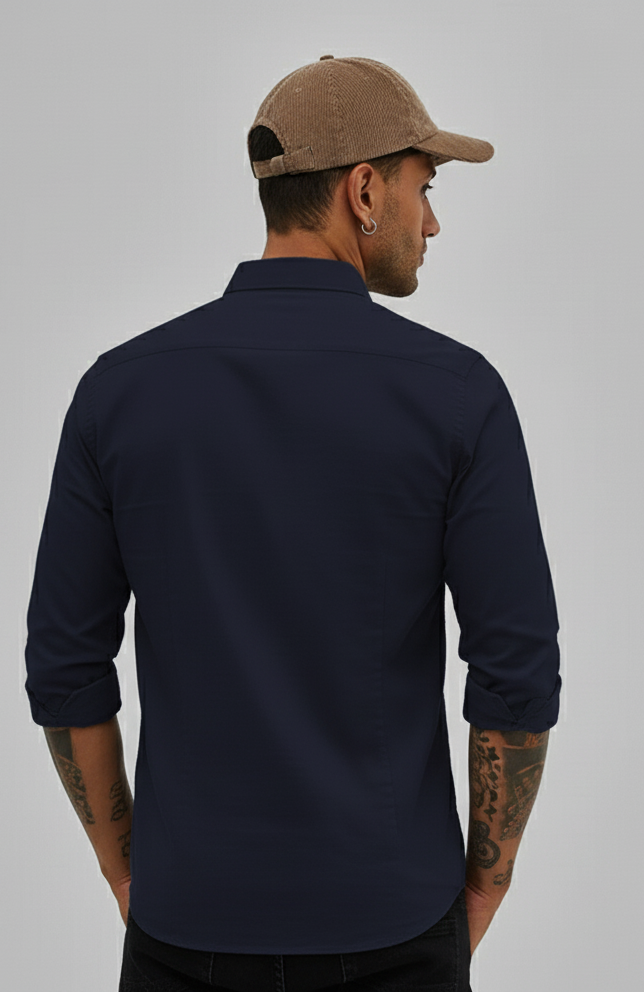 Stylish Navy Shirt