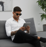 Urban White Solid Shirt - Image 2